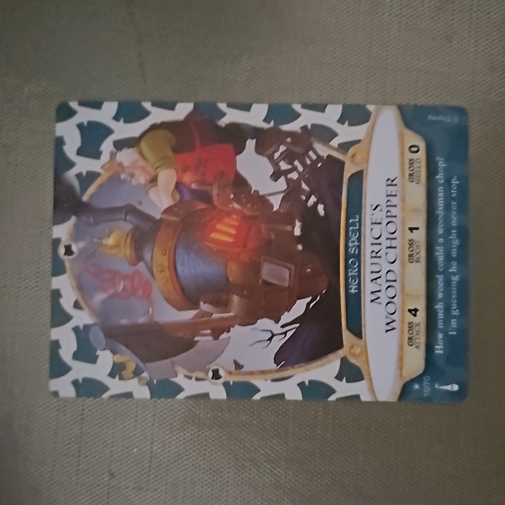Maurice's Woodchopper Sorcerer's of The Magic Kingdom Card